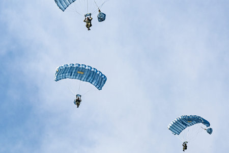 Air Force Parachute Performance at the 2025 Changchun Airshow