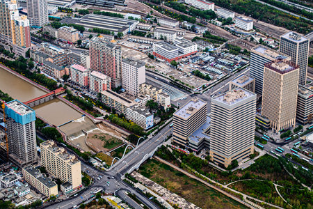 Xining, Qinghai Province, China under construction.