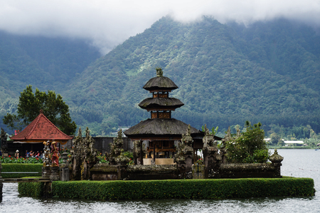 A traditional balinese templeのeditorial素材