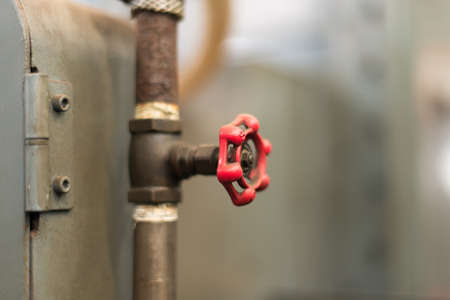 Old factory machine detail