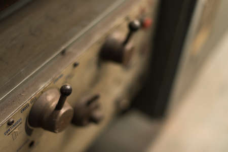 Old factory machine detail