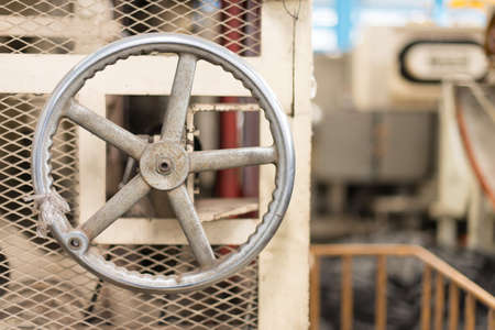 Old factory machine detail