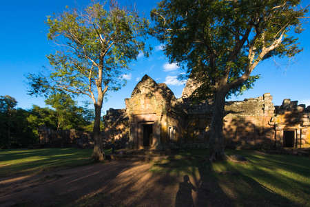 Sand stone castle Phanomrung Historical Park castle,Thailand.のeditorial素材