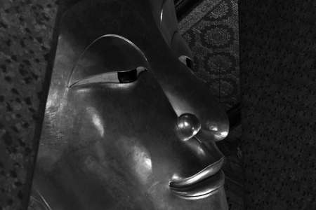 Buddha gold statue . Wat Pho, Bangkok, Thailandのeditorial素材