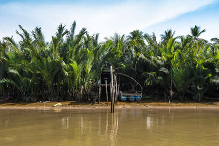 River flowing in Asiaの写真素材