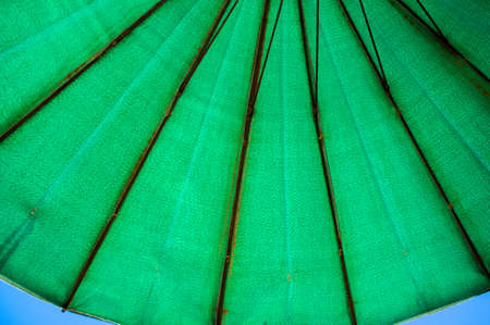 Colorful umbrellas in the sunの写真素材