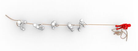 This is to illustrate the tug of war with multiply energyの写真素材