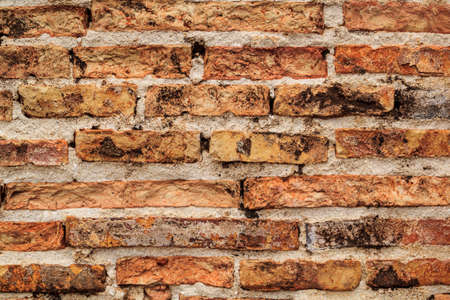 The walls of old buildings Brick is not plasterの写真素材