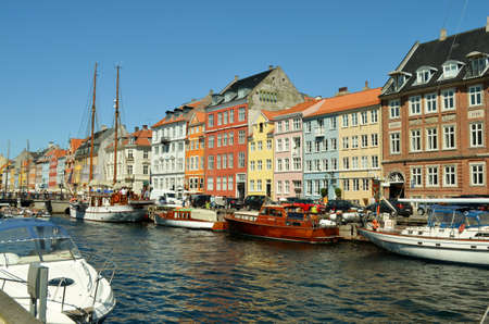 Nyhavn harborのeditorial素材