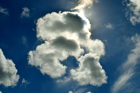 sky and cloudの写真素材