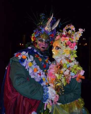Couple colorfulの写真素材