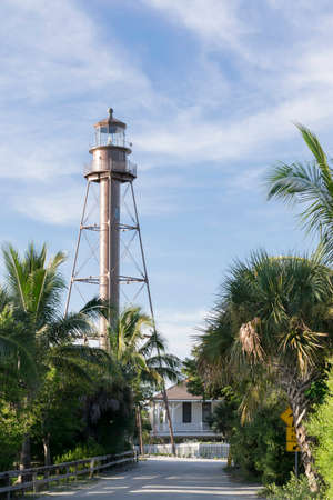 Lighthouse At Sanibel Island, Florida - USAの写真素材
