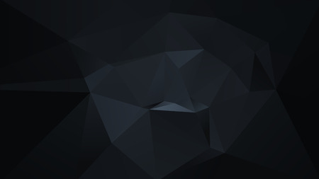 Black abstract geometric  low poly background vectorのイラスト素材