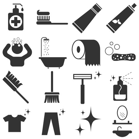 Personal Hygiene Icon Setのイラスト素材