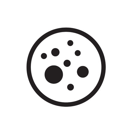 virus icon vector