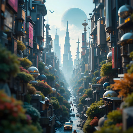 Fantasy cityscape with the famous old buildings in Istanbul, Turkeyの素材