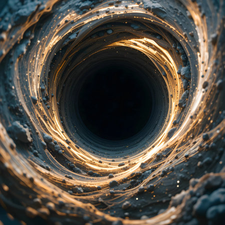 Futuristic tunnel. 3d rendering, 3d illustration.の素材