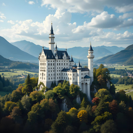 Chateau Bohinj is a castle in Slovenia, Europeの素材