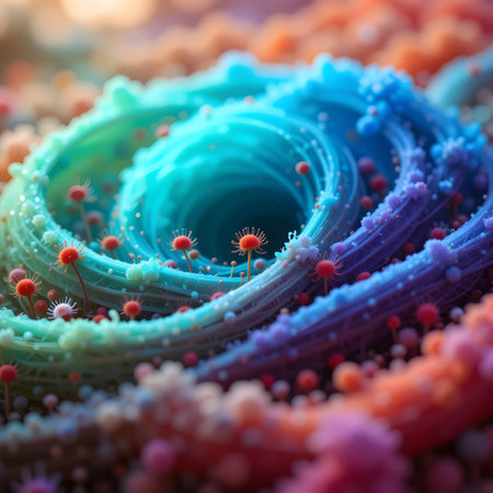 3d abstract computer generated fractal design.Fractal is never-ending pattern.Fractals are infinitely complex patterns that are self-similar across different scalesの素材