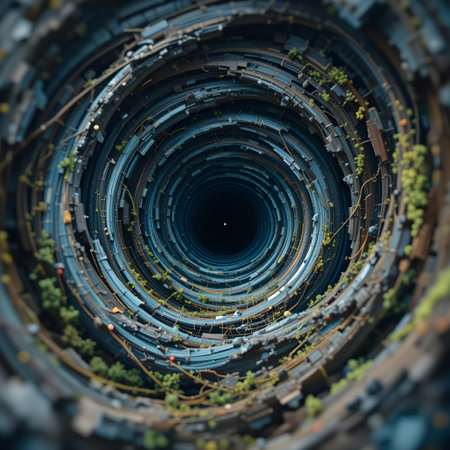 3d rendering, futuristic architecture of the future, abstract background designの素材