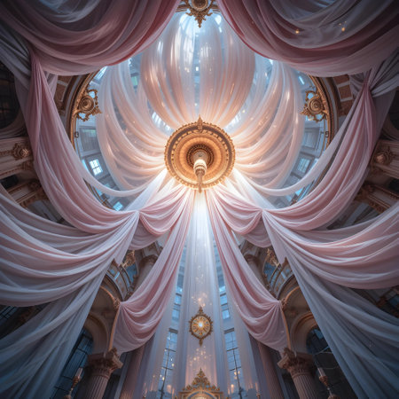 Interior of the State Opera and Ballet Theater in Washington DCの素材