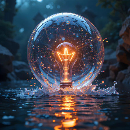 underwater crab in the deep blue sea, 3d render illustrationの素材