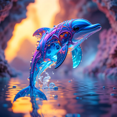 3d rendering of a group of cute animals in the desert.の素材