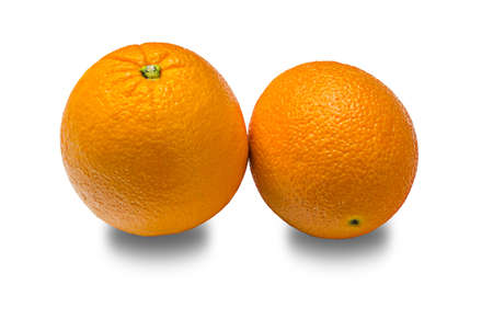 Two orangesの写真素材