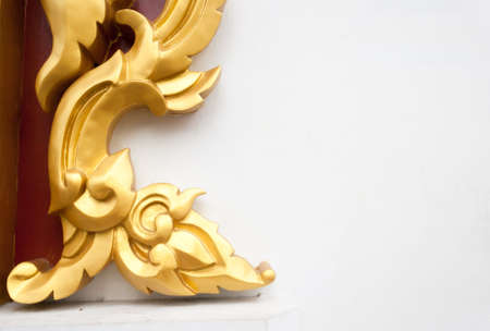 abstract golden lai Thai style art background pattern の写真素材