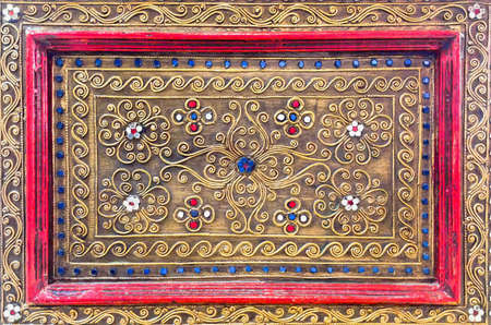 Detail of ornate luxury anceint wooden pattern sameless and accessoryの写真素材
