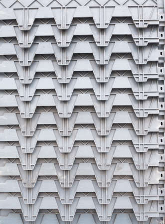 Seamles plastic box background symmetric patternの写真素材