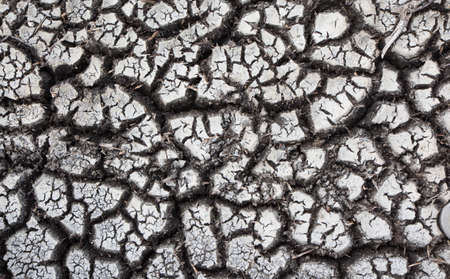 dry earth and cracked ground texture, broken split land with soil backgroundの写真素材