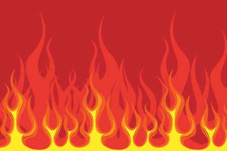 Flame background materialのイラスト素材