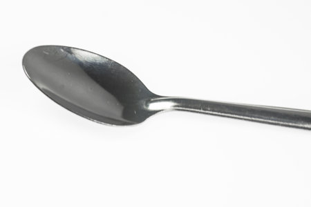 Spoon isolated on whiteの写真素材