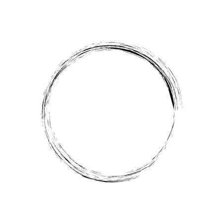 Tribal folk aztec geometric pattern in circleのイラスト素材