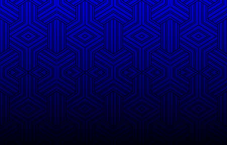 Tribal folk aztec geometric pattern in circleのイラスト素材