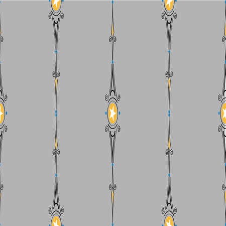 Abstract ethnic ikat chevron pattern background Traditional pattern on the fabric in Indonesia and other Asian countriesのイラスト素材