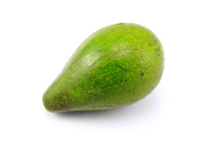 Fresh Avocado isolated on white backgroundの写真素材