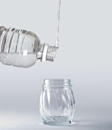 water going upward against the gravityの写真素材