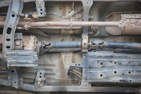 Below the carの写真素材