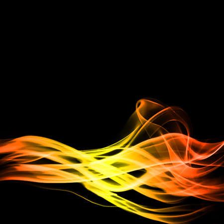 Color of smoke in the black backgroundの写真素材