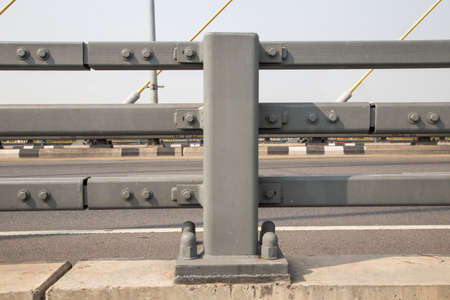 Steel construction of rama 8 Brigde, Bangkok, Thailandの写真素材