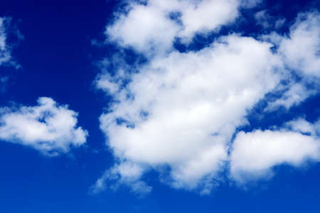 Background blue sky and white cloudsの写真素材