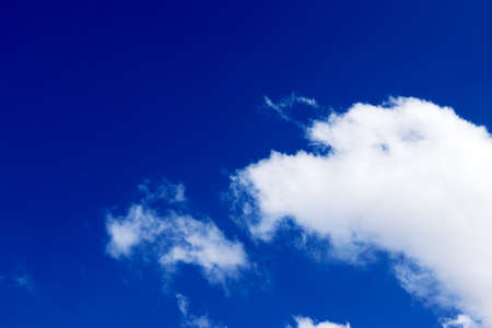 Background blue sky and white cloudsの写真素材