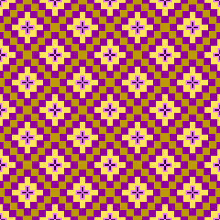 pattern ethnic or ethno mexican southwest sty boho or navajo. vector geomentric has stripe folk, native of textile or lace. design seamless line motif of aztec. fabric batik or kilim zigzag of tribalの写真素材