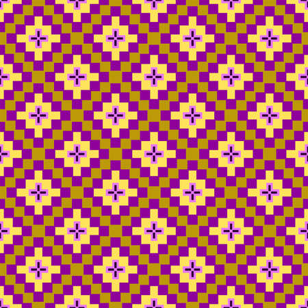 pattern ethnic or ethno mexican southwest sty boho or navajo. vector geomentric has stripe folk, native of textile or lace. design seamless line motif of aztec. fabric batik or kilim zigzag of tribalの素材 [FY310183602244]