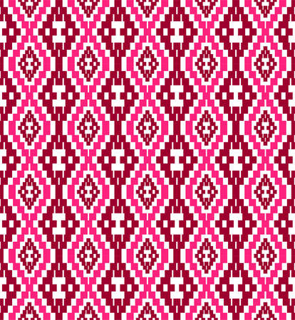 pattern ethnic or ethno mexican southwest sty boho or navajo. vector geomentric has stripe folk, native of textile or lace. design seamless line motif of aztec. fabric batik or kilim zigzag of tribalの写真素材