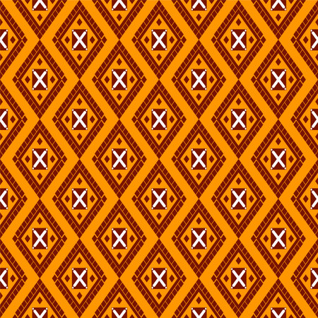 pattern ethnic or ethno mexican southwest sty boho or navajo. vector geomentric has stripe folk, native of textile or lace. design seamless line motif of aztec. fabric batik or kilim zigzag of tribalの写真素材