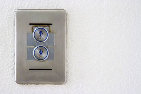 Press the elevator up and keypad elevatorの写真素材