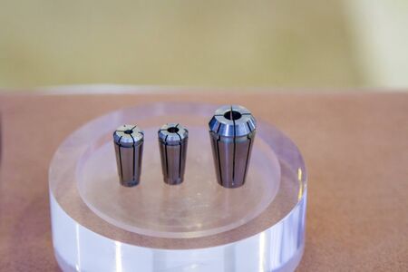 Collet chuck  tool collets set many tye ,CNC machineの写真素材